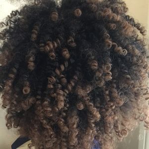 AFRO KINKY CURLY WIG 1B/30